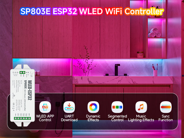 BTF-LIGHTING ESP32-WLED Controller: The Ultimate Solution for Addressable LED Lighting