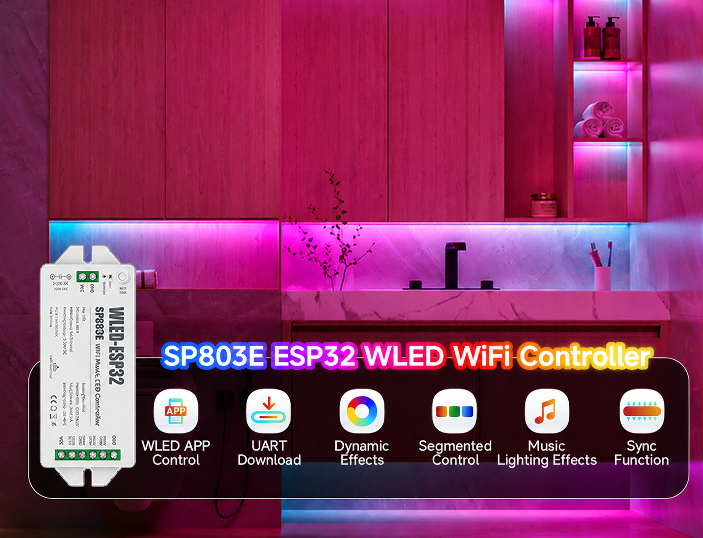 SP803E ESP32-WLED Controller: The Ultimate Solution for DIY Project