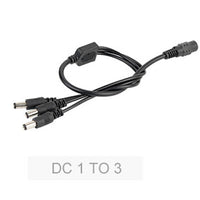 Fiche d'alimentation CC 5,5 x 2,1 mm 1 femelle vers 2 3 4 5 8 mâle connecteur adaptateur jack pour alimentation LED 