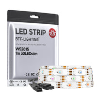 WS2815 RGB IC LED Strip DC12V 30/60/144 LEDs/m | 5050 Individually Addressable Dual Signal Pixel LED Lights