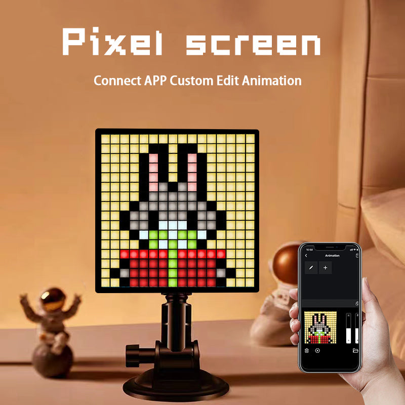 WS2812B LED Pixel Display Panel 5V USB APP Programmable Control Night ...