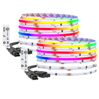 FCOB RGBW WS2814 IC 768 LEDs/m LED Strip DC 12V | Cost-Effective Addressable Pixel COB Lights RA90