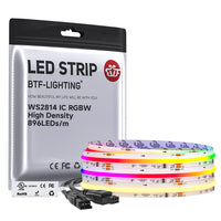 FCOB SPI RGBW WS2814 IC 896 LEDs/M Trauma adressierbare Farbverfolgung einheitlicher LED-Streifen DC24V 12mm SK6812 Hochflexible FOB-COB-Leuchten RA90 IP30