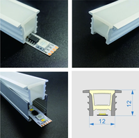 Tube de revêtement en gel de silice pour enseigne au néon pour bande lumineuse LED WS2812B SK6812, flexible, souple et sans tache
