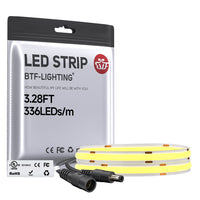 FCOB 336/480/528 LEDs/m DC12V/DC24V LED Strip | Dimmable Single Color COB Lights RA90