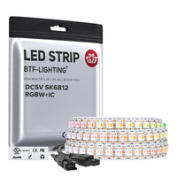 SK6812 (ähnlich WS2812B) RGB + Reinweiß 4IN1 Individuell adressierbarer Dream Color LED-Pixelstreifen DC5V
