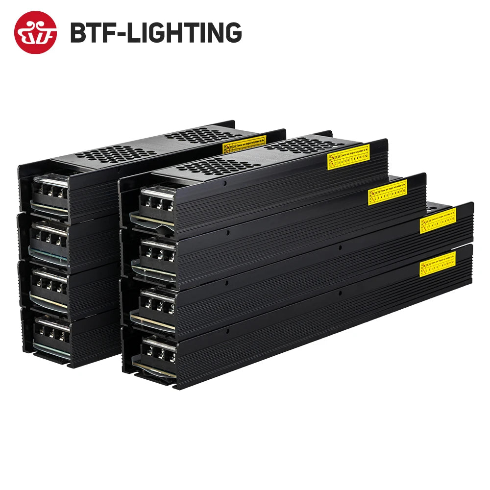 Triac Constant Voltage LED Driver AC180-260V to DC12-24V FCOB Light Strip 0-10V Dimming